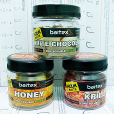 Пылящие насадочные бойлы Baitex Soluble Long boilies Classic