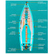 Надувной рыбацкий каяк Beyond Marina Full Drop-Stitch 12'6" (380х100х50 см)