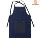 Фартук для рыбалки Brain Apron Navy – с карманами и съёмным полотенцем