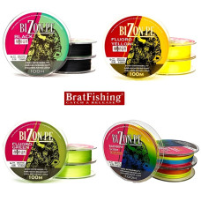Плетеный шнур BratFishing BIZON PE – 4-жильный