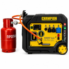 Двухтопливный инверторный генератор CHAMPION (5.5 кВт)