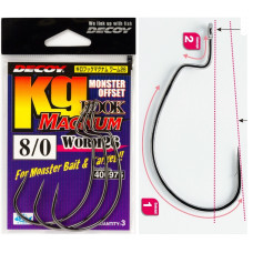 Крючок офсетный Decoy Worm 26 Kg HOOK MAGNUM