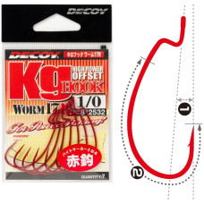 Крючок офсетный Decoy Worm17R Kg Hook R