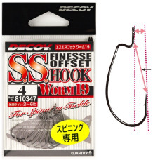Крючок Decoy Worm19 S.S. Hook офсет