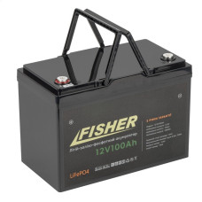 Аккумулятор LiFePO4 Fisher 100Ah 12.8V — литий-феррумный