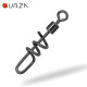 Застёжка с вертлюгом GURZA Rolling Swivel Screwed Snap BN