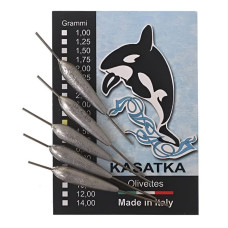 Груз-оливка Kasatka PIOMBO TORPILLE 5 шт.