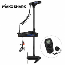 Човновий безщітковий електромотор з GPS-якорем MAKOSHARK SANVU LIGHT-155/60'' 65Lbs 12V - чорний