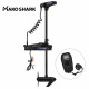 Човновий безщітковий електромотор з GPS-якорем MAKOSHARK SANVU LIGHT-155/60'' 65Lbs 12V - чорний
