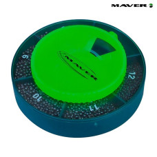 Набор свинцовых грузил Maver Scatola Pallini Supercalibrati Misura 250g 