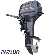 Лодочный мотор Parsun T40J BML 40 л.с. двухтактный, румпельный, ручной старт