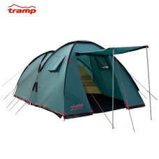 Палатка Tramp SPHINX 4 V2 — 4-местная кемпинговая палатка с большим тамбуром
