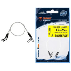 Поводок флюорокарбоновый UKRSPIN Orange Spinning 