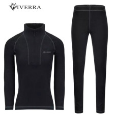 Термобелье женское Viverra Soft Warm ZIP Black