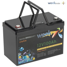 Аккумулятор LiFePO4 Weekender 100Ah 12.8V — литий-феррумный с ЖК-дисплеем