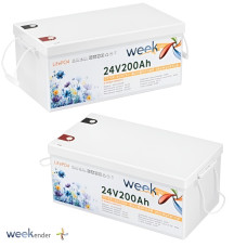 Аккумулятор Weekender LiFePO₄ 24V 200Ah — литий-ферумный аккумулятор 25.6В