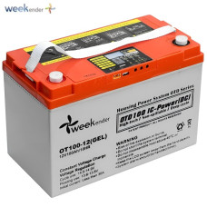 Гелевый аккумулятор Weekender 100Ah 12V c дисплеем