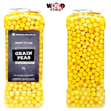 Готовый горох для рыбалки Grain Peas World4Carp 1 л – прикормка и насадка