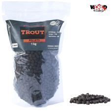Пеллетс прикормочный TROUT (форель) 1кг World4Carp