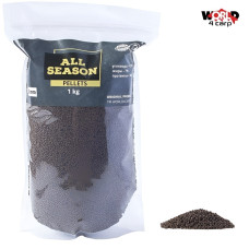 Пеллетс прикормочный всесезонный ALL SEASON 1 кг World4Carp