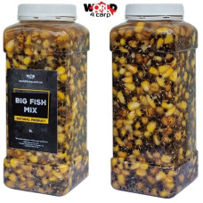 Спод микс Big Fish Mix World4Carp 1 л – готовая зерновая прикормка с тигровым орехом и коноплёй