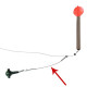 Маркерный отвод World4Carp 20 см, 40 Lb – тросик для маркерной оснастки