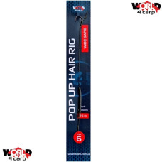 Поводок готовый W4C с волосом POP UP hair rig, крючок WIDE GAPE