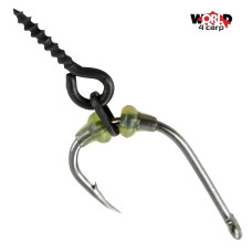 Стопор силиконовый для крючка World4Carp, 10 шт – для волосяных оснасток и монтажа