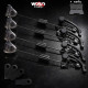 Набор свингеров World4Carp SW20-4 Black White LED (4 шт.)