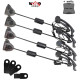 Набор свингеров World4Carp SW20-4 Black White LED (4 шт.)