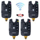 Сигнализатор поклёвки World4Carp FA211 с привязкой – антивор, ExtraJack, LED