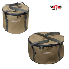М'яке відро для прикормки World4Carp SOFT BUCKET Coyote з кришкою