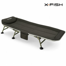 Розкладачка X-Fish Camp Bed+ 190х64х30cm Grey